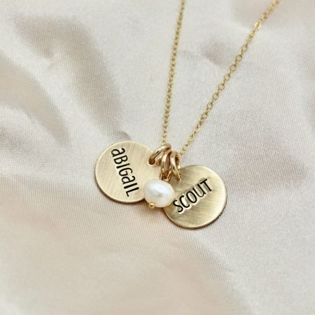 Gold Dainty Names Necklace
