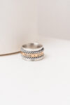 Rope Message Spinner Ring