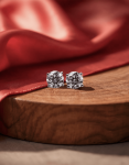 Diamond Stud Earrings – Image 1