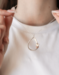 Drops of Love Silver Necklace – Image 1