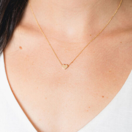 Endearing Love Necklace | Gold Heart Necklace