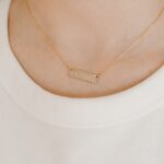 Engraved Golden Girls Name Bar Necklace