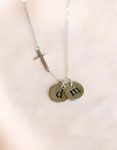 Faith & Family Initial Necklace – Image 1