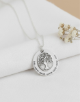 Family Tree Silver Name Necklace – Image 1