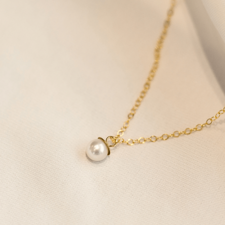 Forever Dainty Pearl Necklace