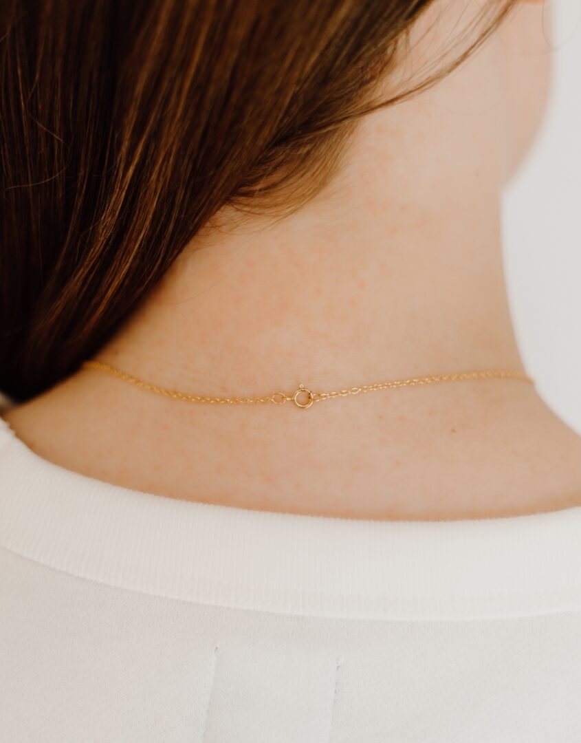 Girls Sweetheart Gold-Filled Initial Necklace