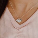 Girls Sweetheart Silver Initial Necklace