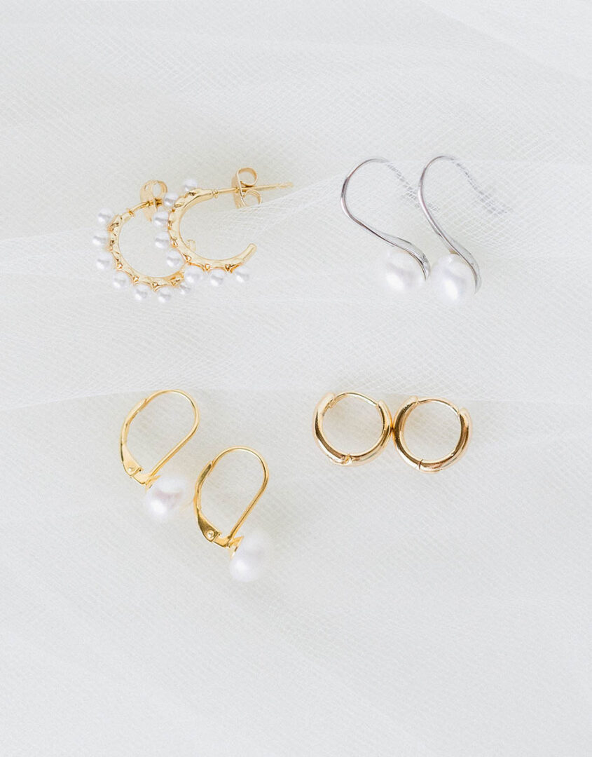 Gold Essential Hughie | Gold Dainty Earrings