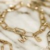 Gold Paperclip Bracelets For Women