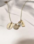 Gold dainty eclectic charm necklace – Image 1