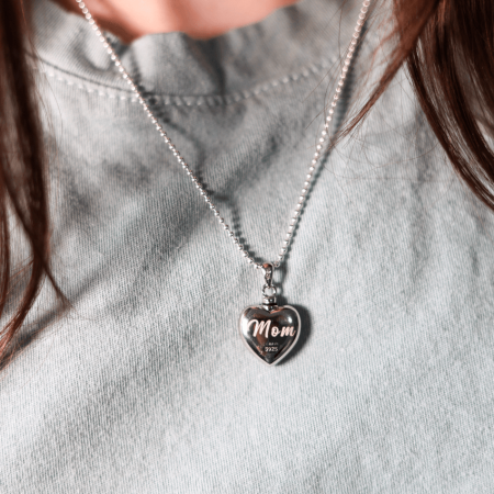 ★VINTAGE HOLLYWOOD★ Petit Two Heart Necklace 001-