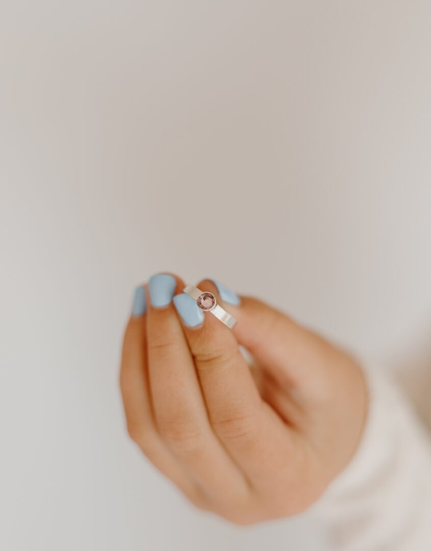 Little Girls Custom Birthstone Ring