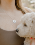 Love Has Four Paws Silver Custom Necklace