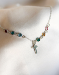 Radiant Faith Birthstone Necklace – Image 1