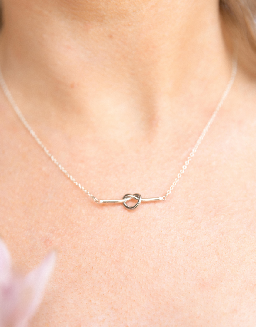 Simple Love Knot Necklace