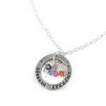 Blessed Grandma With Birthstones Necklace