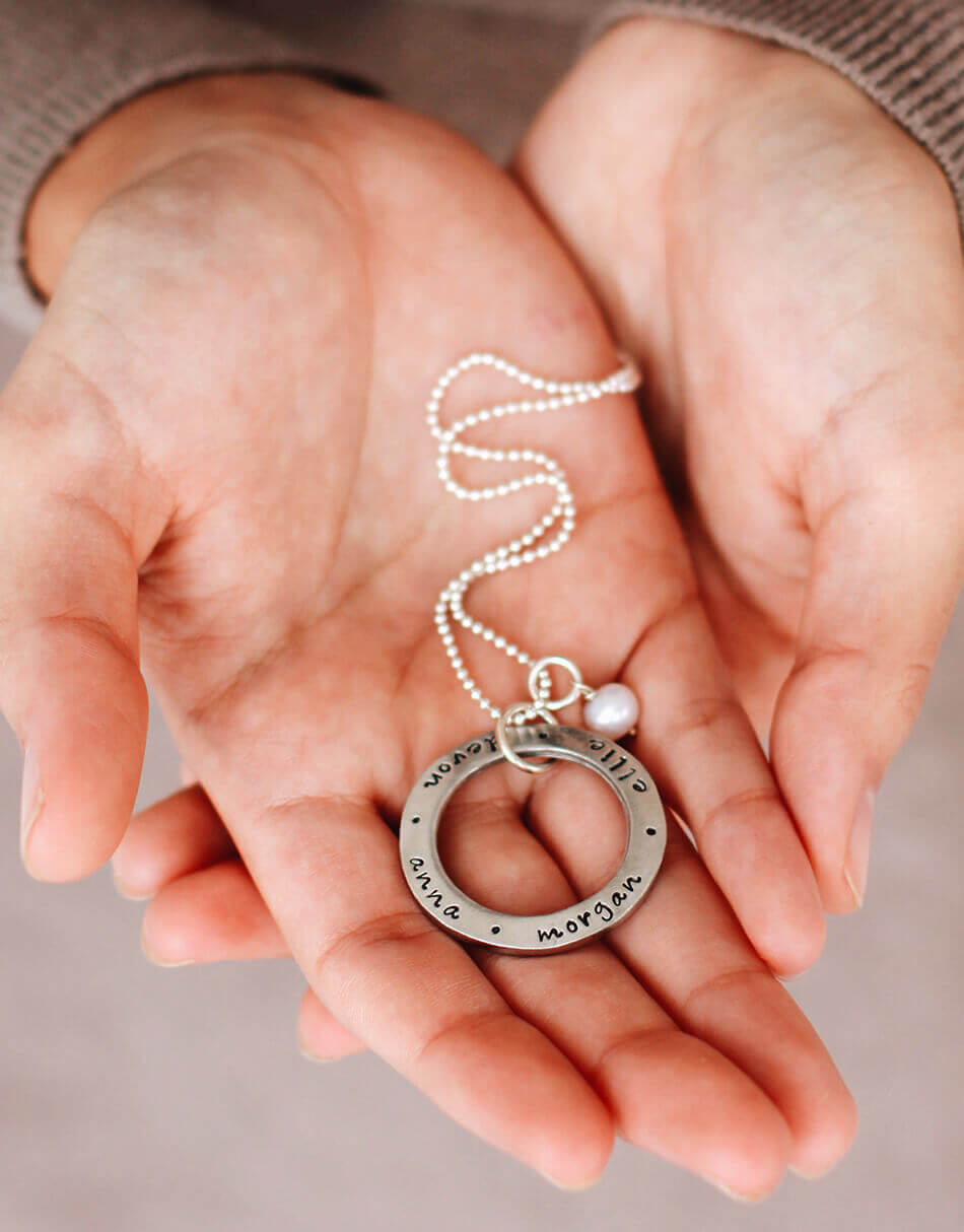Chunky Eternity Circle Necklace