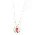 Dainty Drop Sterling Silver Necklace