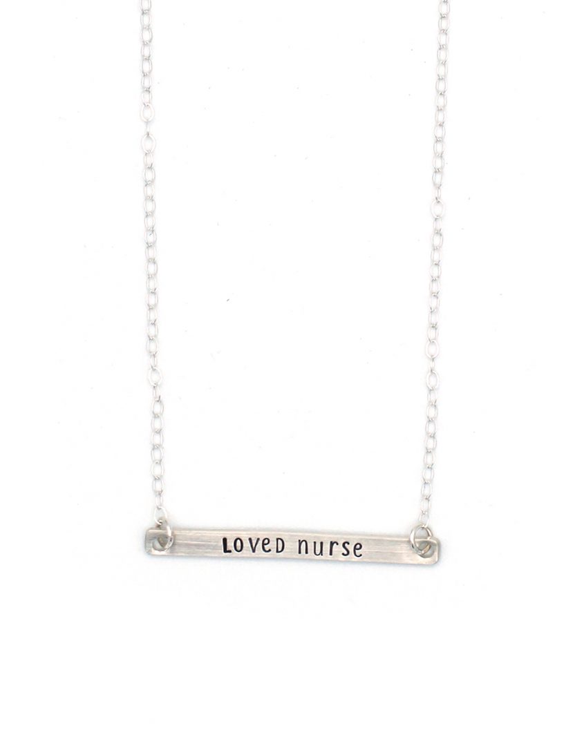 Dainty Name Bar Necklace
