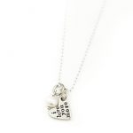 I Love You More Sterling Heart Necklace