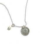 Love. Inspire. Teach. Sterling Silver Necklace