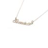 Lovely Gold Name Necklace, made of 14K gold, is the sweetest gift for any occasion! Personalized necklace for sister, daughter
