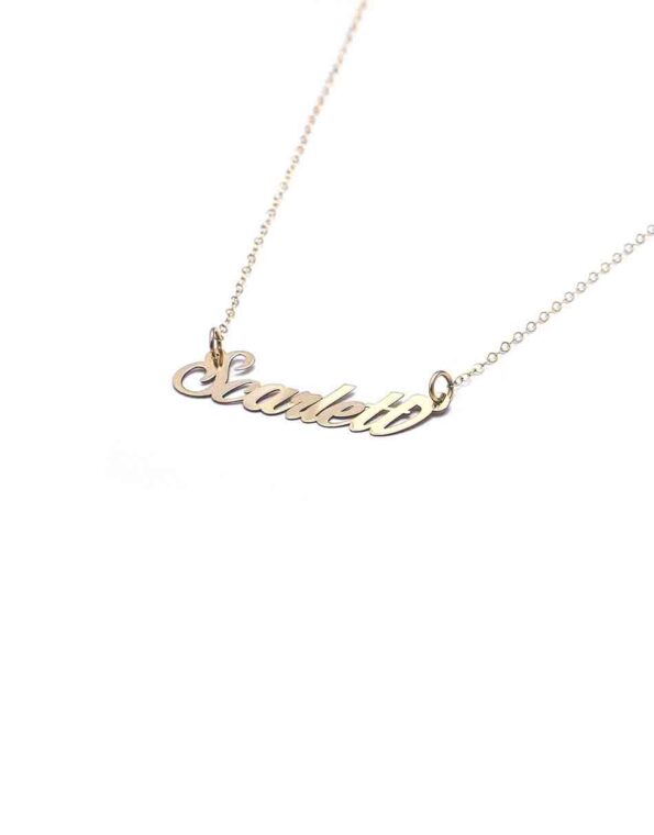 Lovely 14K Gold Name Necklace
