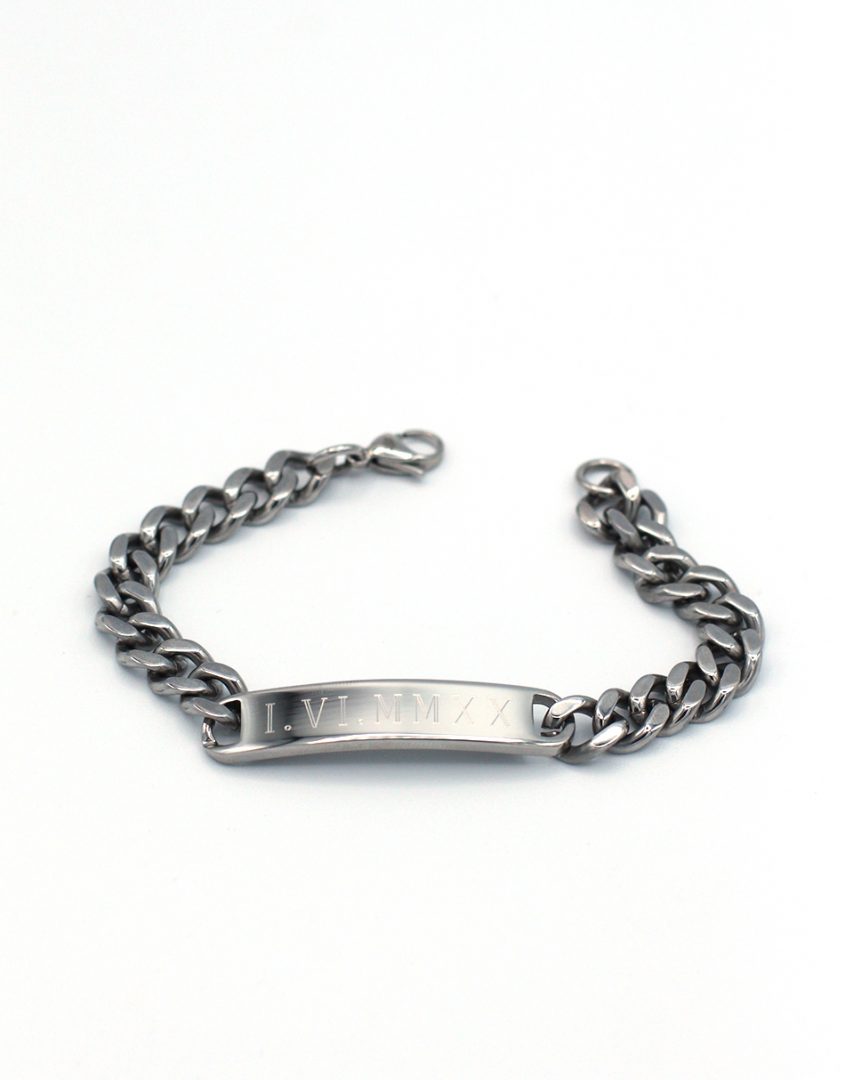 Men's Engraved ID Bracelet