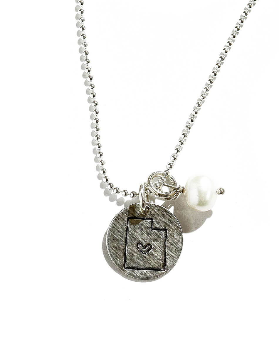 Mini State Charm Necklace