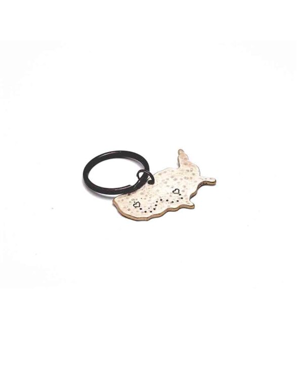 No Matter The Miles Between Us Keychain