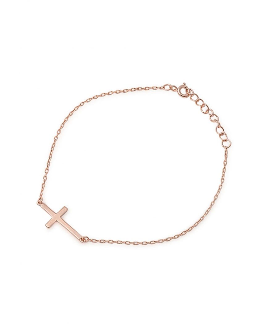 rose-gold-cross-bracelet