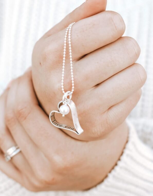 secret-love-message-heart-sterling-silver-necklace-model-image-2