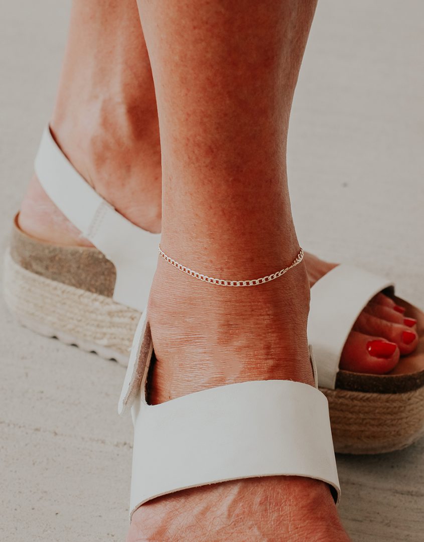 silver-curb-chain-anklet-model-2