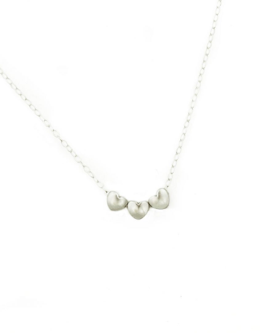 Silver and Gold Little Loves Necklace