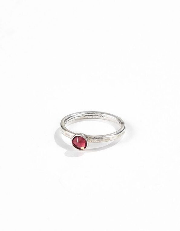 stacking-birthstone-sterling-rings-red