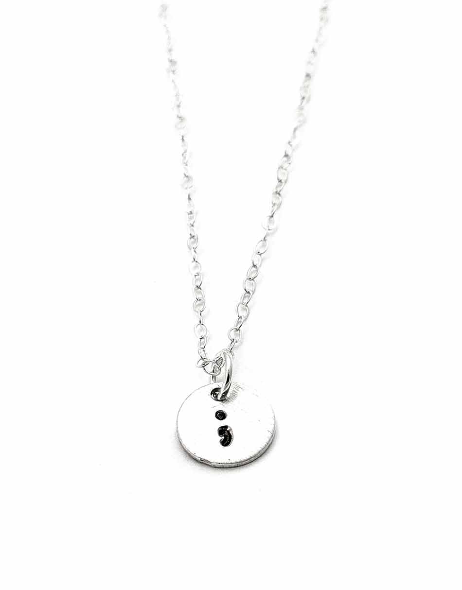 Suicide Awareness Sterling Necklace
