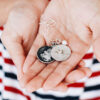 Personalized Photo Charm With Name Necklace For New Mom, Wife, Grandma